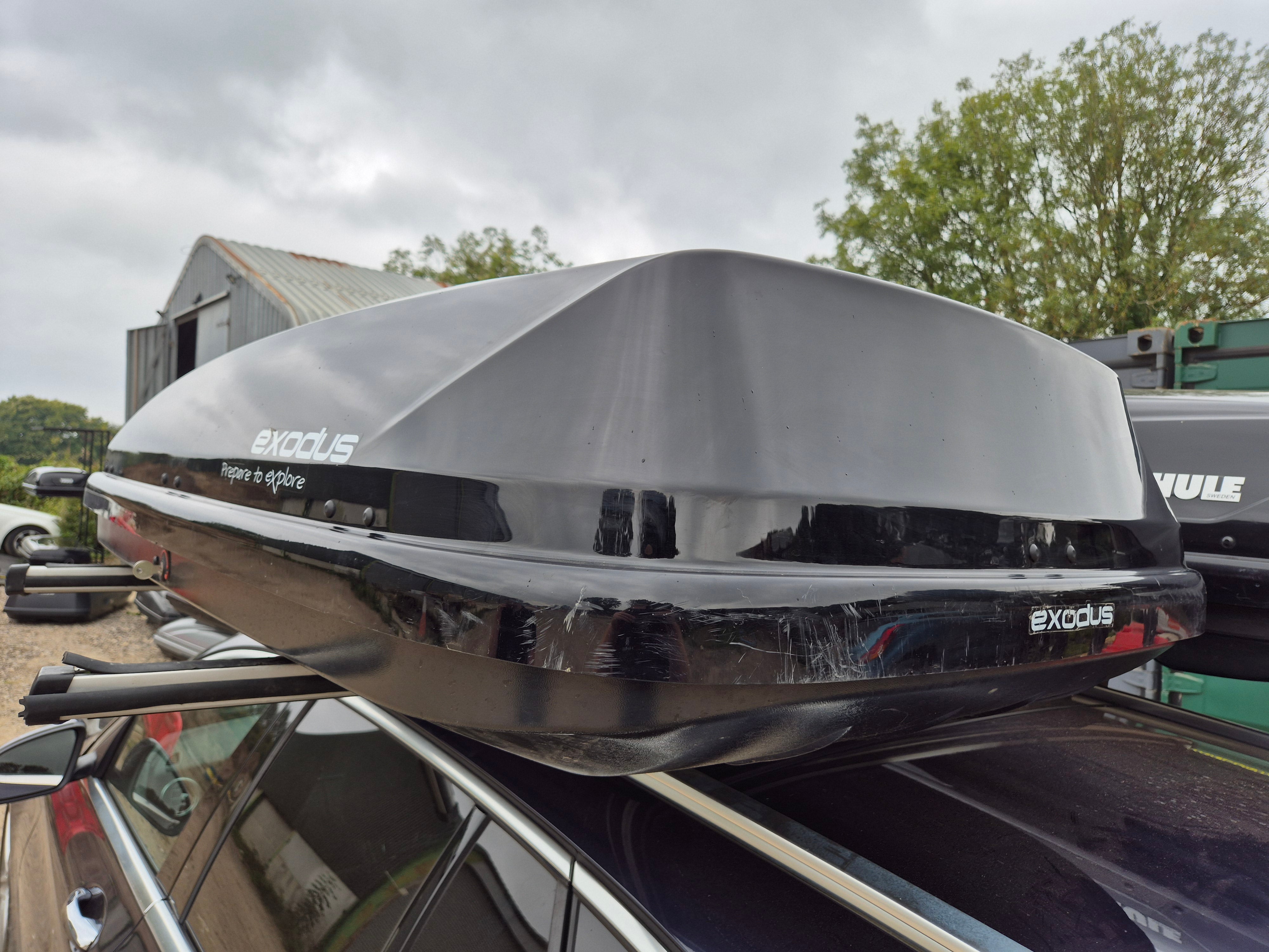 Halfords Exodus 470 Roof Box Box 470l Thule Exodus 470l Roof Bars