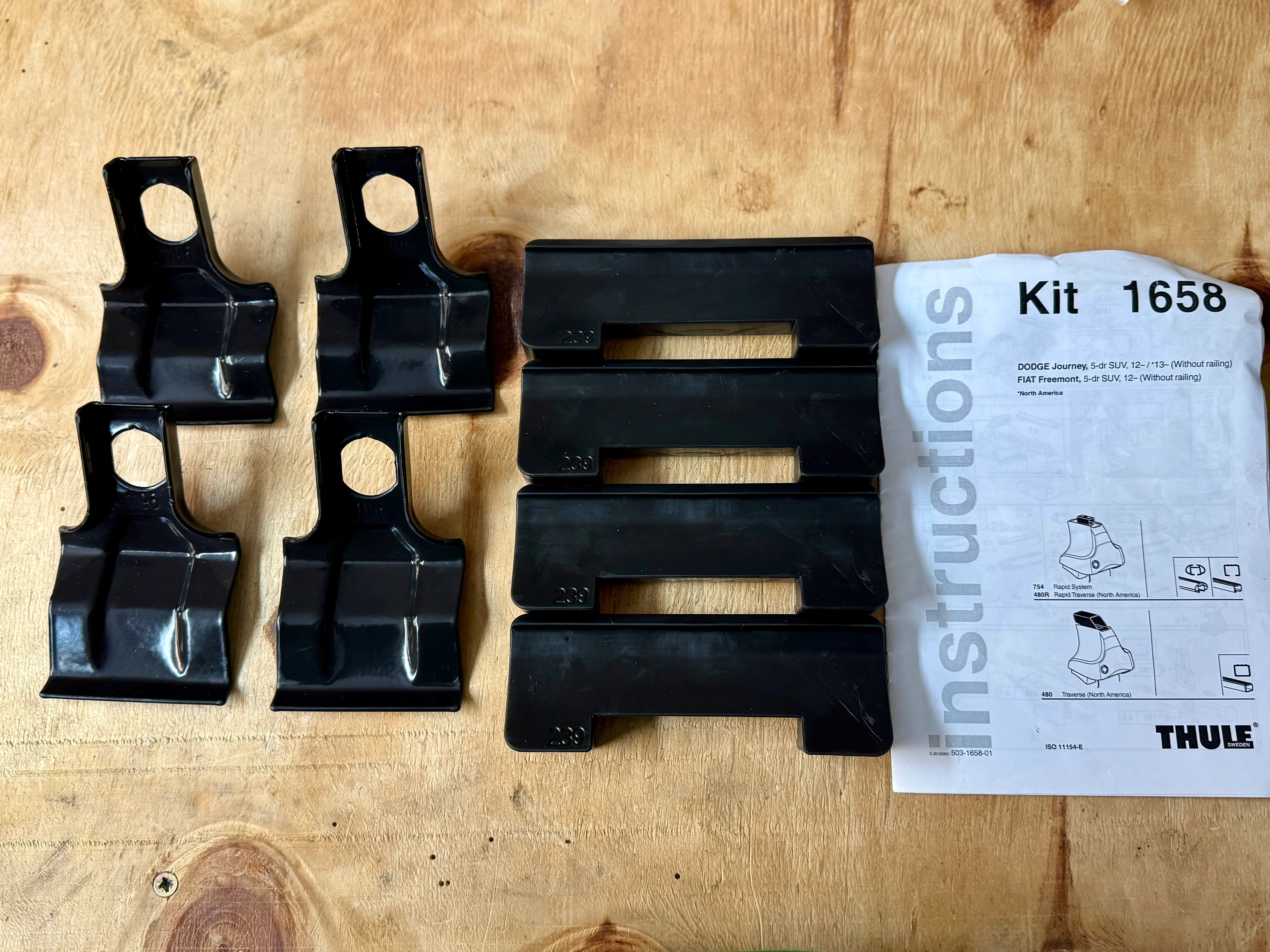 Thule 1658 Kit Rapid System – Accessorio Portapacchi Per Tetto, Compatibile Con Barre Originali - 6