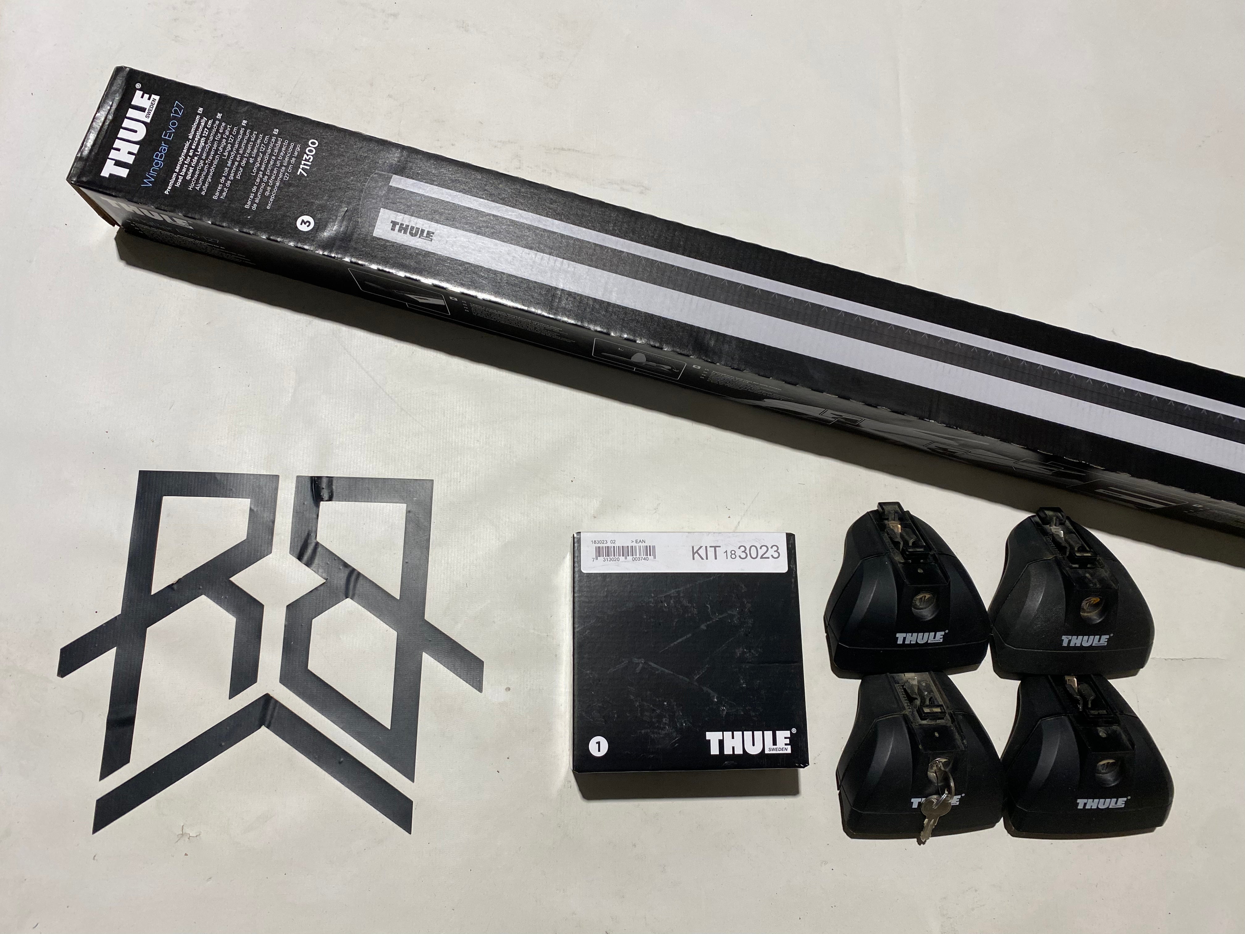 Thule Wingbar Set For CITROEN Jumpy 3 4 5 dr Van 95 03 04 06 3023 Roof Boxed