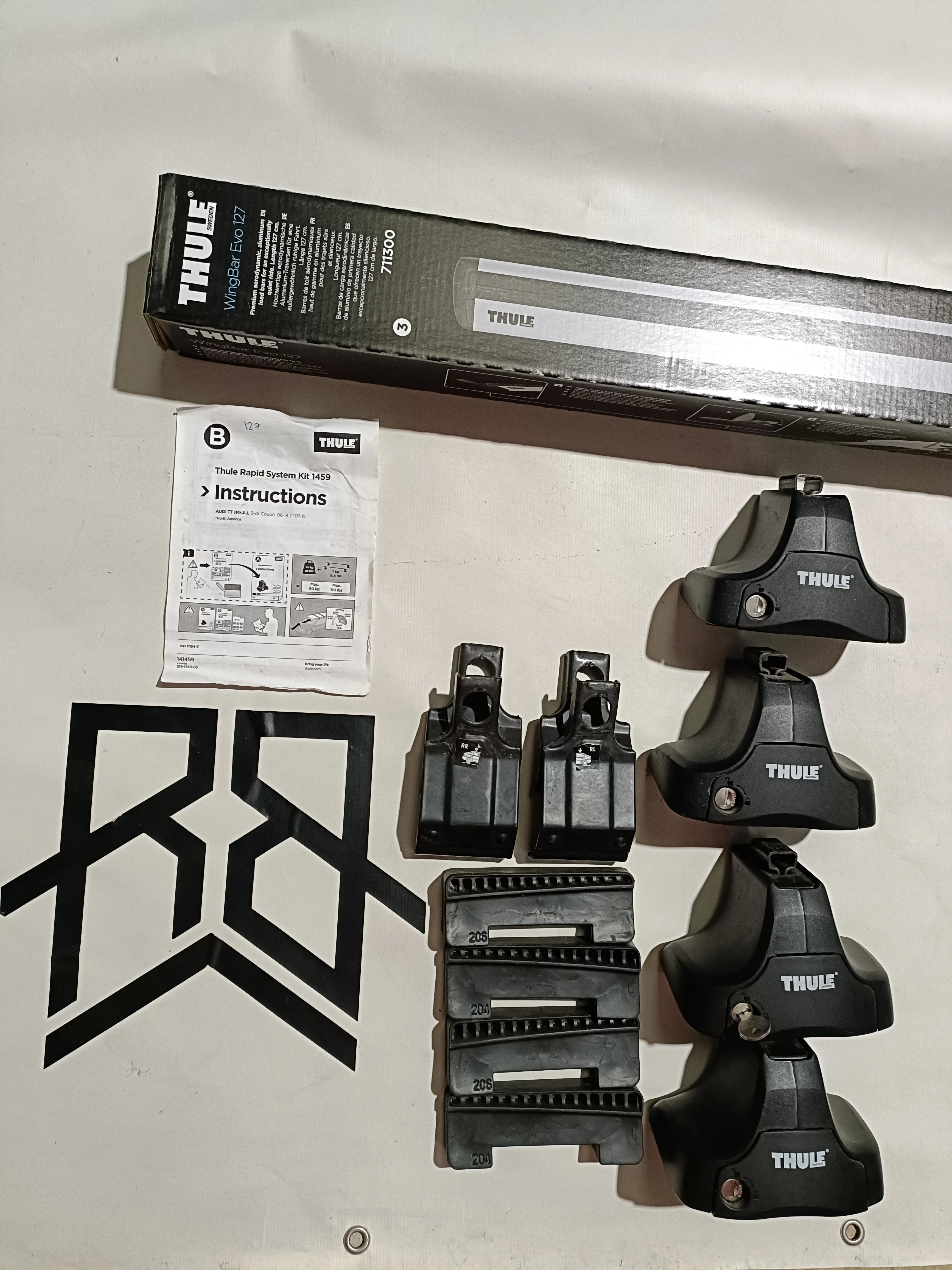 Roof Bars Thule Wingbar Evo 127 711300 Thule Rack Thule Square Bar