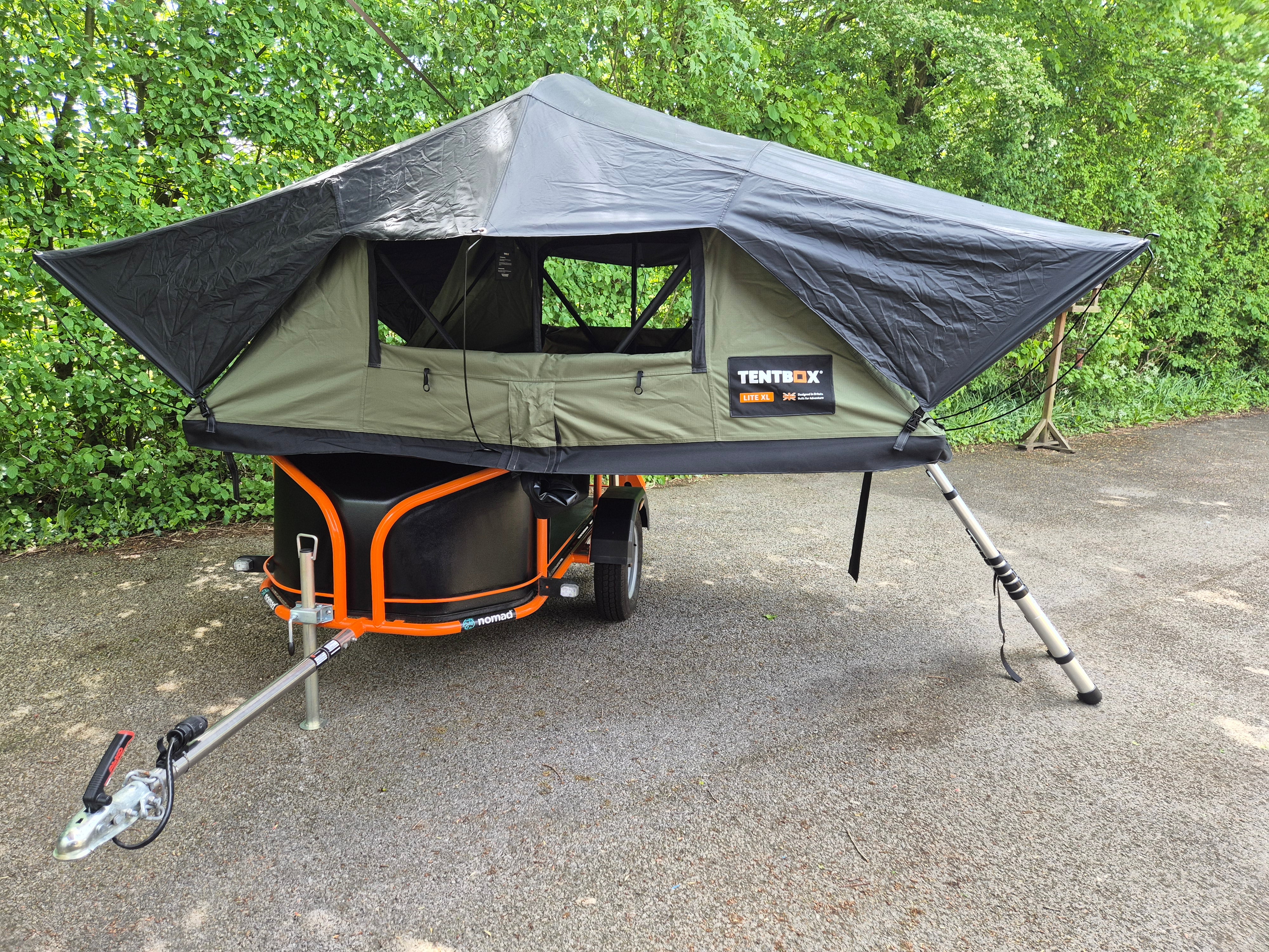 tent trailer center boxtel Nomand Tentbox roof Tooth:42T emp22 Shimano PD-EH510 Kombi-Pedale |