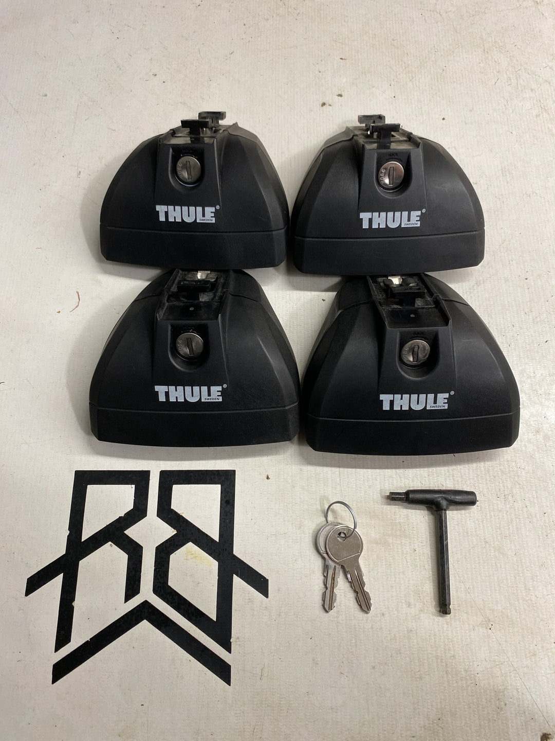 Thule 753 Footpack - Flush rail & fixed point