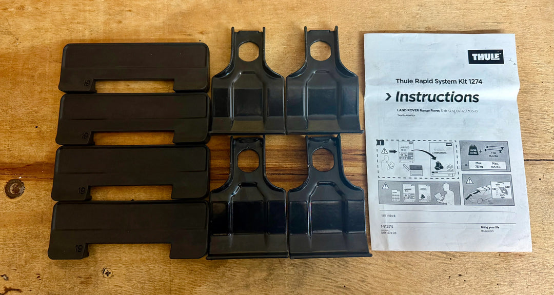 Thule 1274 Fitting Kit- Very Rare Land Rover L322 normal roof (Used)