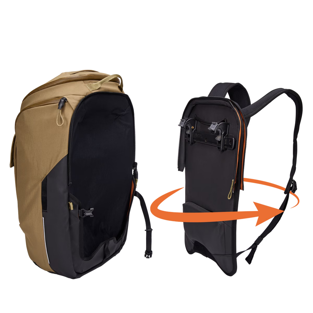 Thule Paramount hybrid bike pannier and backpack 26L