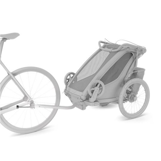 Thule axle mount ezHitch™ plate with quick release skewer