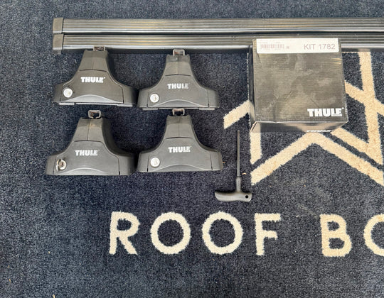 Thule square bar set for FIAT 500x 5-dr SUV 2015- Onwards (Normal Roof)