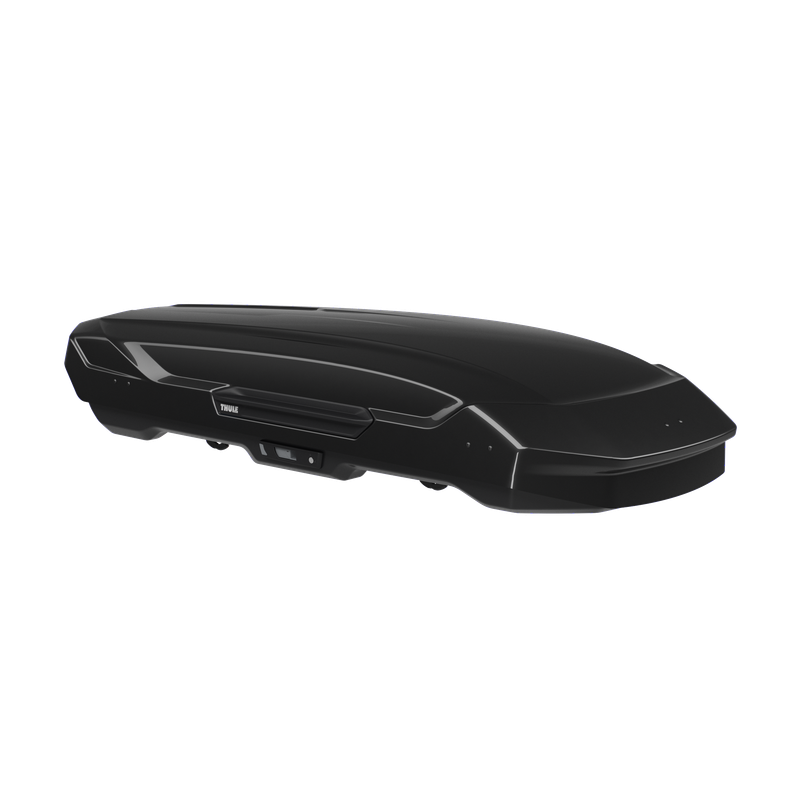 Thule Motion 3 L Low 370L roof box in black gloss – product view 1
