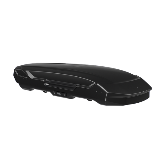 Thule Motion 3 L Low 370L roof box in black gloss – product view 1