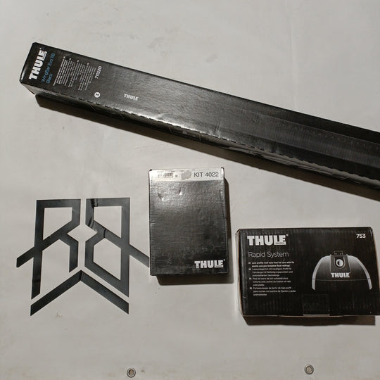 Thule Wingbar Evo Black set for BMW 5 Series Touring G31 (711220 - 753 - 4022)