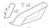 Thule 55519 - Wheel tray last position left
