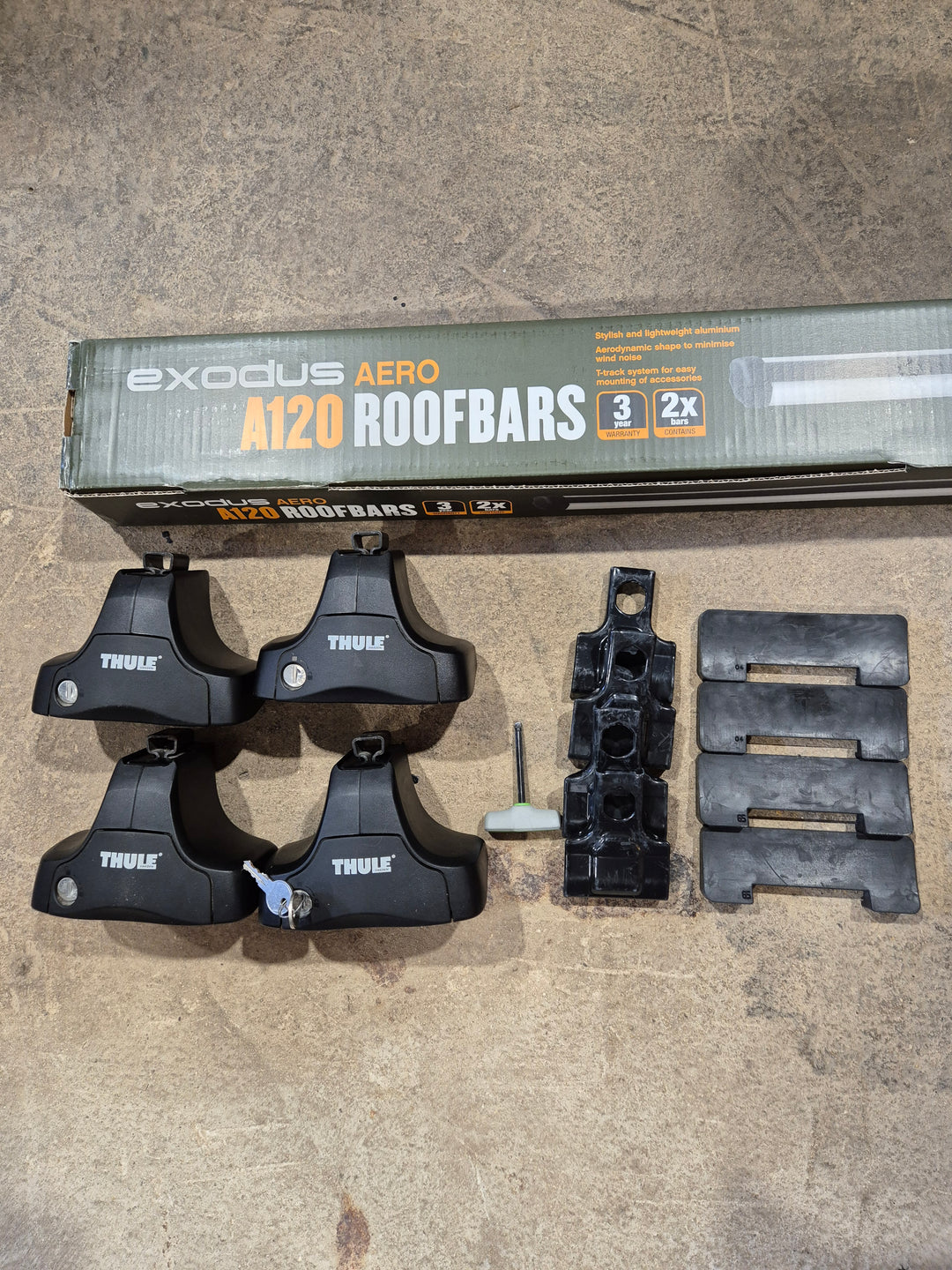 Roof Bar set for FORD Fiesta ( 1503 - A120 - 754) 5-dr 08-17 Hatch