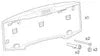 Thule 54999 Number plate holder kit