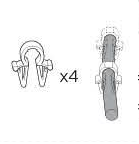 Thule Easyfold 3 Bike Carrier - Spare Parts