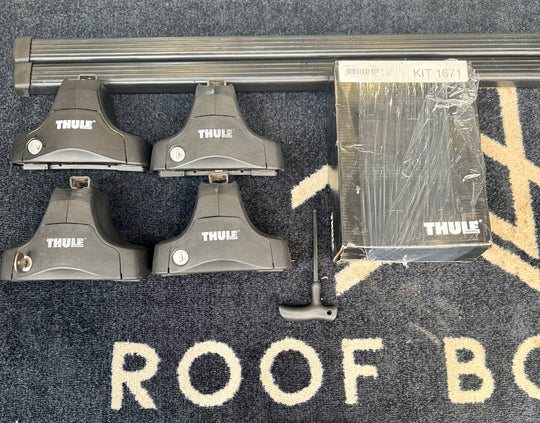 Thule square bar set for FORD Kuga 	5-dr SUV 2008-2012 (Normal Roof)