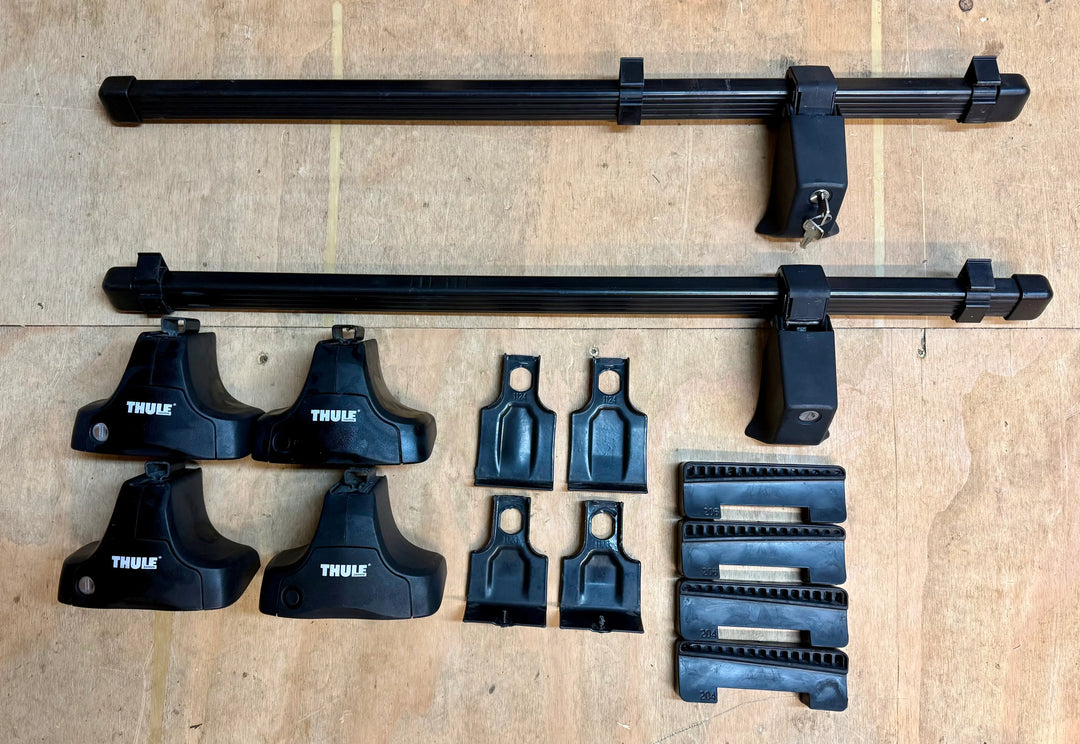 Thule bar set for Audi A1 2010-      (774-1615-754) Used ( Includes Thule square bars to suit )