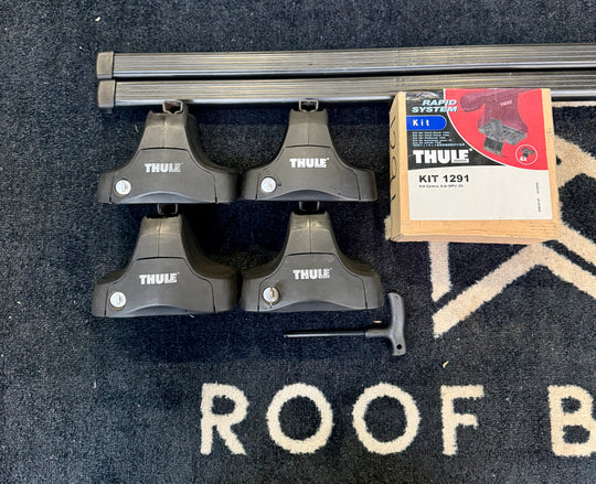 Thule square bar set for KIA Carens MK 1 MPV 2002- 2006 ( Normal Roof)