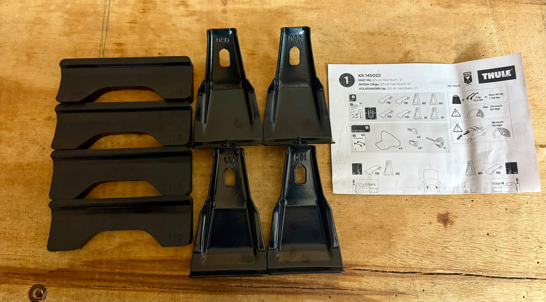 Thule 5022 Fitting Kit for Seat Mii 3/5 dr Hatchback 2012 onwards and others Condition - Used