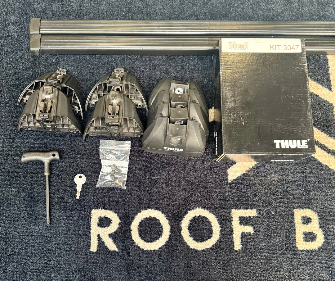 Thule square bar set for OPEL Vivaro (A)	2-dr Single Cab 2007-2014 - (Fixed Points)