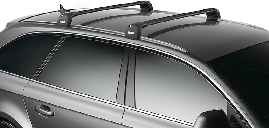 Thule 9592B & 4010, Wingbar Edge Black set for VAUXHALL Zafira, 05-06 MPV