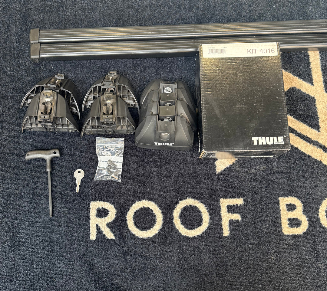 Thule square bar set FORD Transit Connect 4-dr Van 2014-Onwards- (Flush Rails)