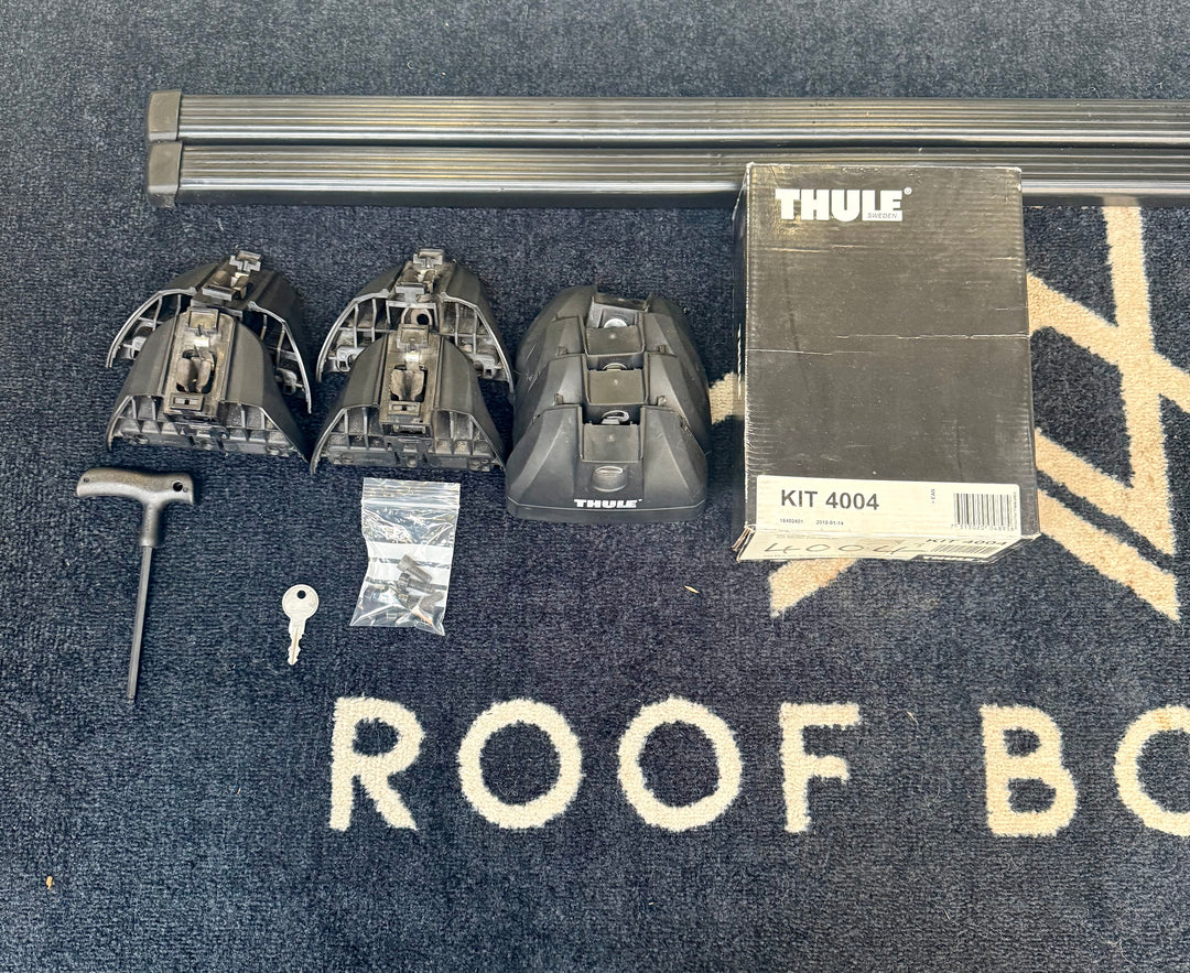 Thule square bar set KIA Carens (Mk. II)	5-dr MPV 2007-2012 - (Flush Rails)