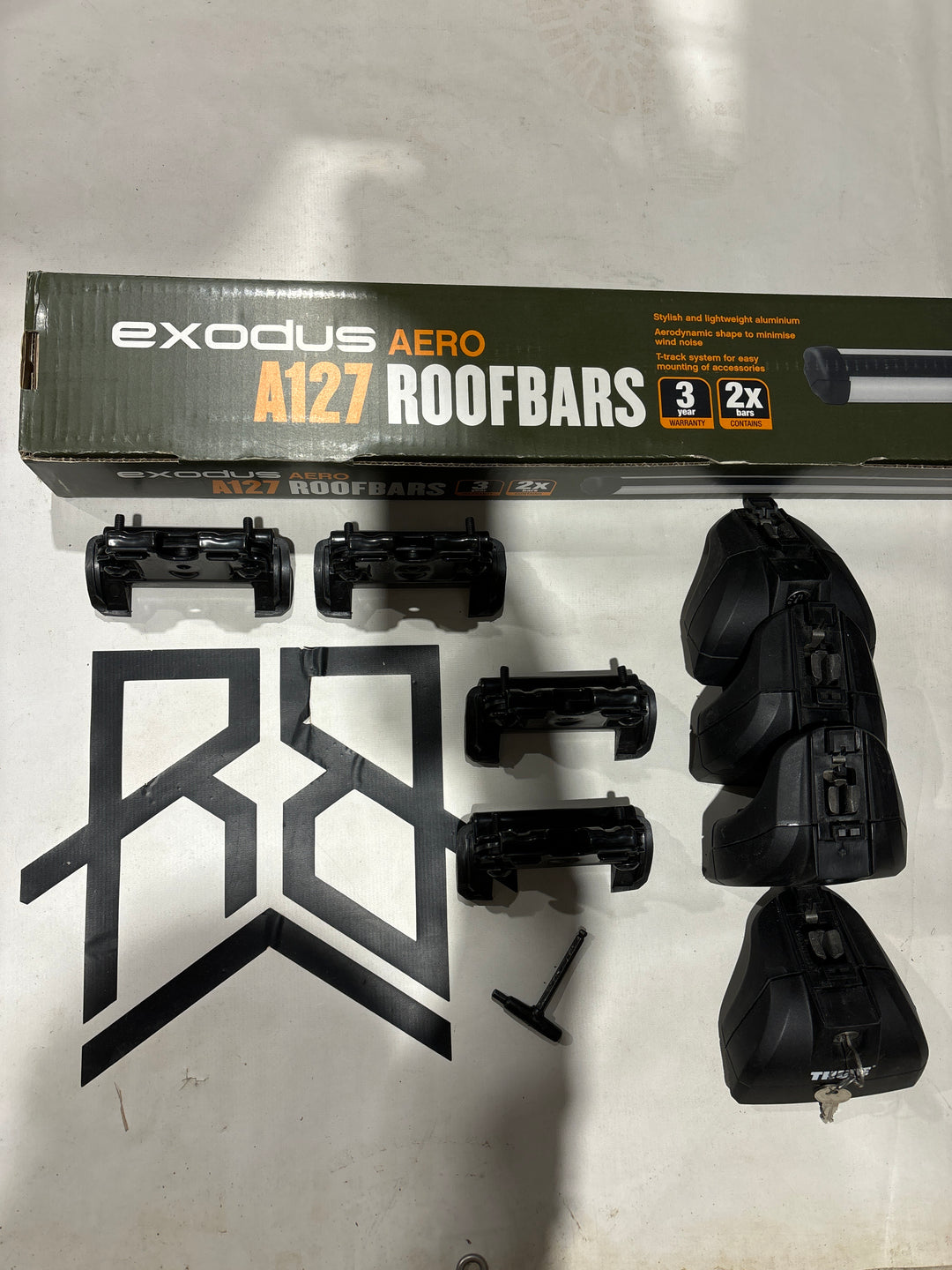 Roof Bar set for VAUXHALL Zafira Tourer 2012- (4025-753-A127)