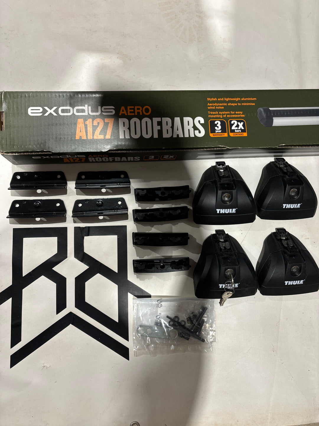 Roof Bar set for BMW 3-Series GT 13-20 (F028-763-A127)