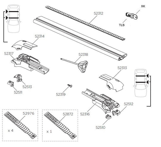 Wingbar Edge 958X Spares