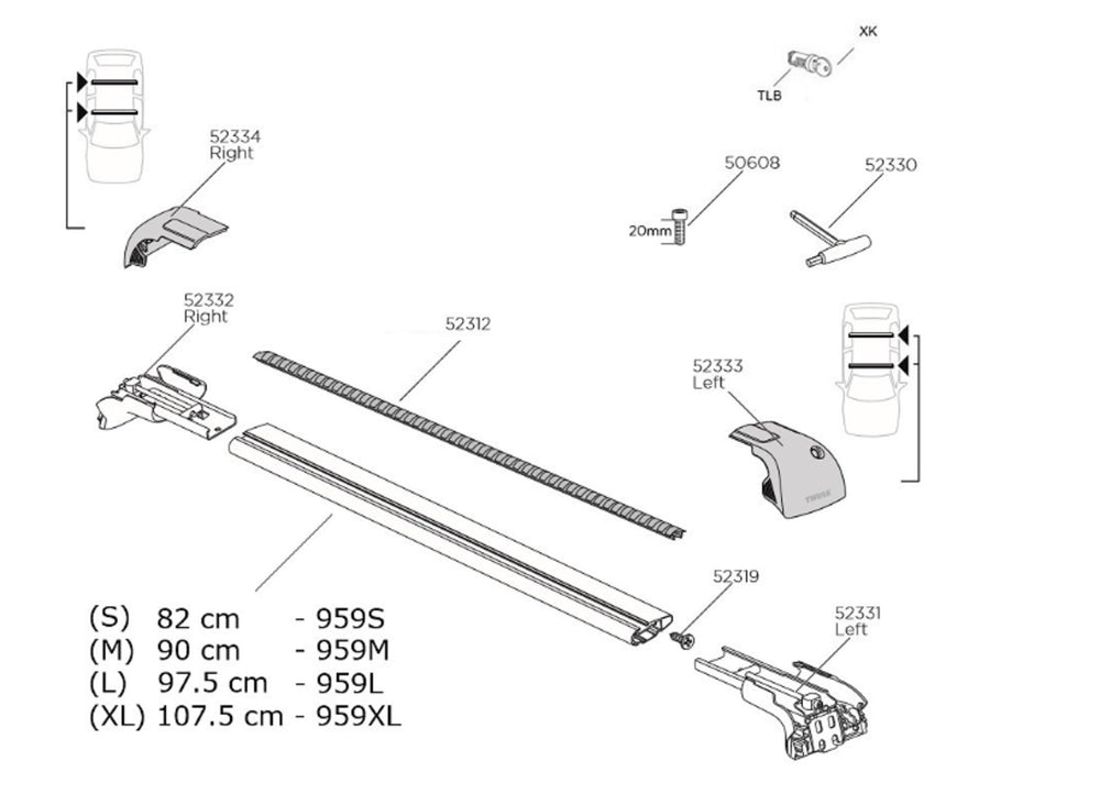 Wingbar Edge 959X Spares