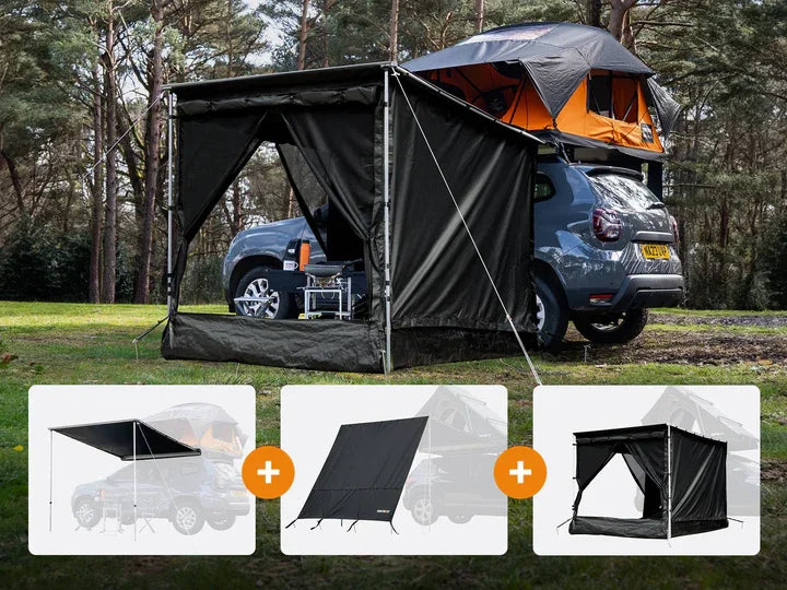 TentBox Awning Room Bundle – Roof Boxed