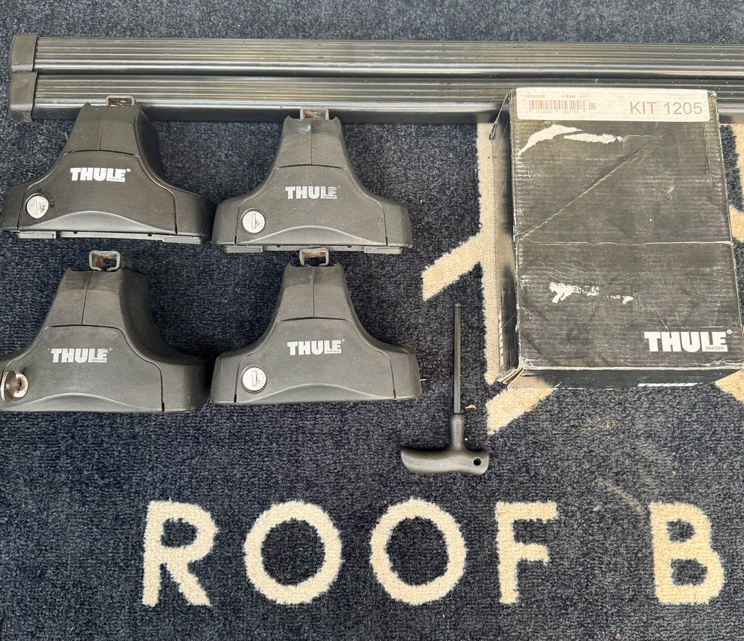Thule square bar set for TOYOTA Corolla 	4-dr Sedan 2000-2006 (Normal Roof)
