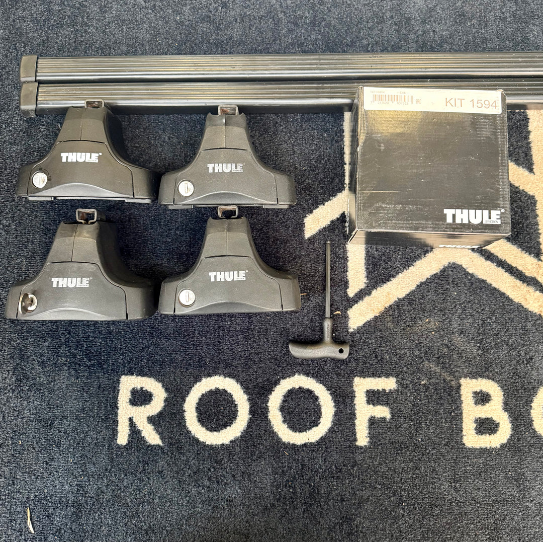 Thule square bar set for SKODA	Octavia  (Mk. II) 4-dr Sedan 2004-2012 (Normal Roof)