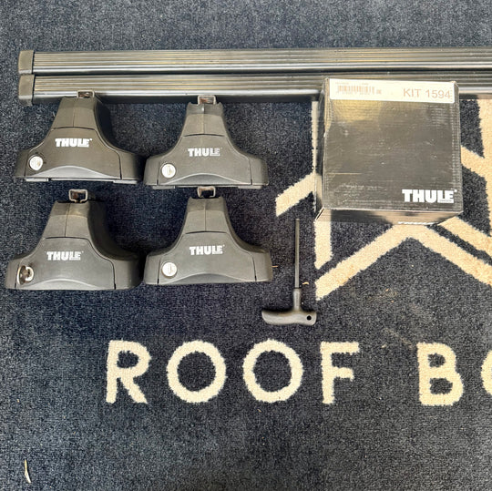 Thule square bar set for SKODA	Octavia  (Mk. II) 4-dr Sedan 2004-2012 (Normal Roof)