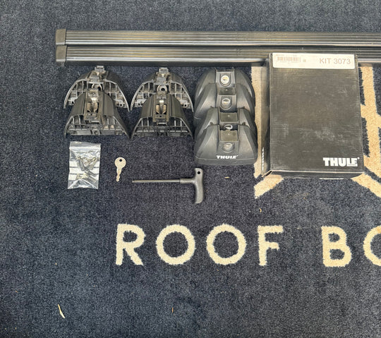 Thule square bar set for TOYOTA Avensis Estate 09-2018 ( Fixed Points)