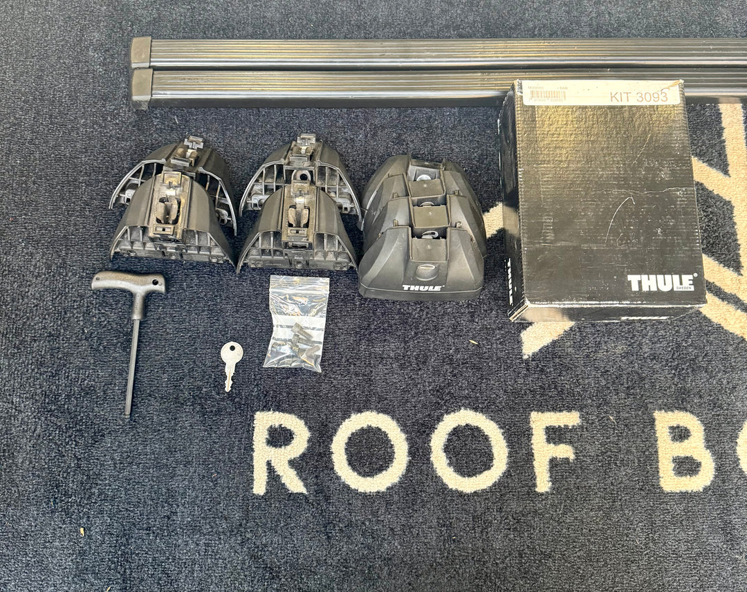 Thule square bar set PEUGEOT 4008 5-dr SUV 2012- Onwards - (Fixed Points)