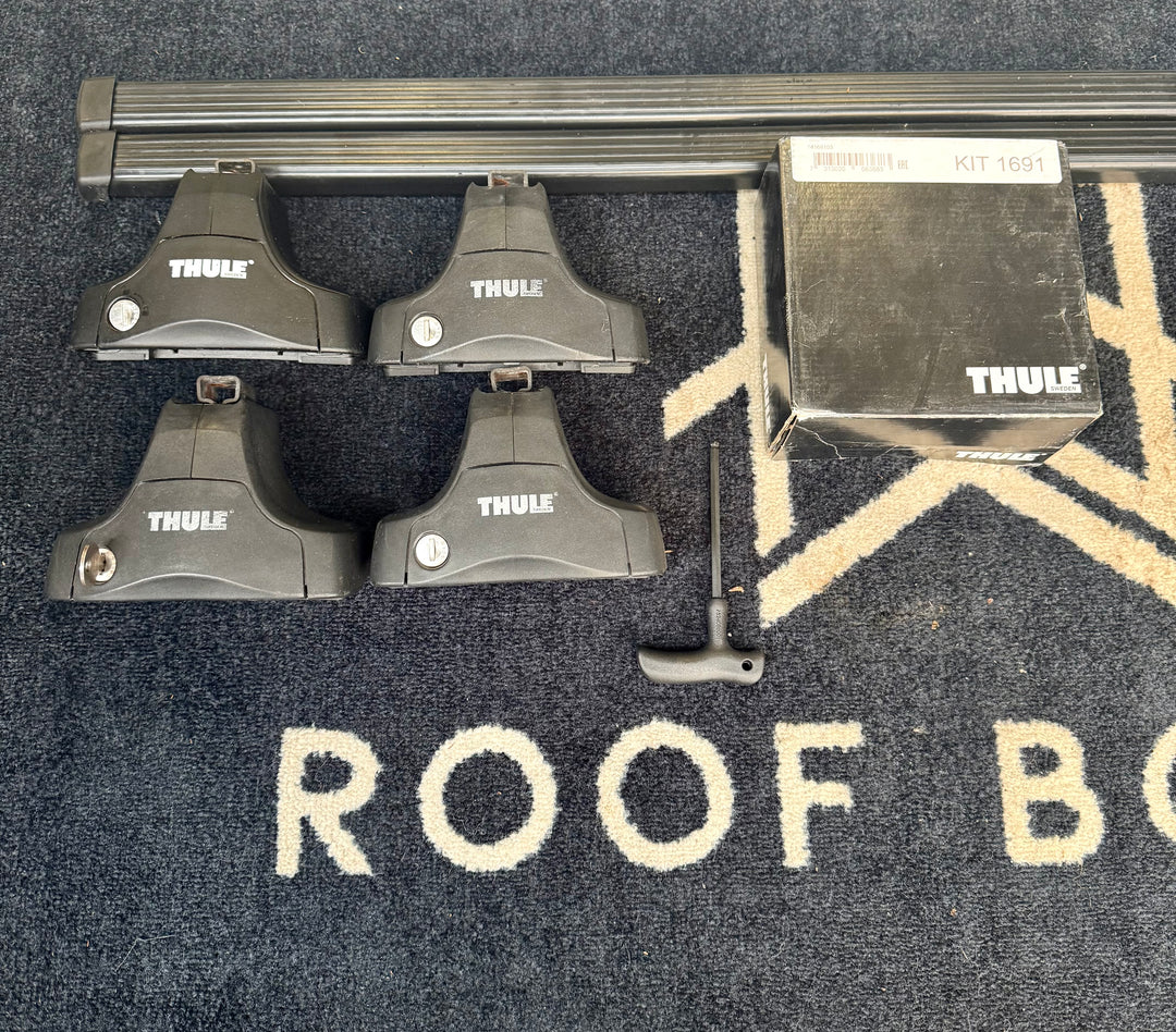 Thule square bar set for HONDA CR-V 5-dr SUV 2012-2018- (Normal Roof)