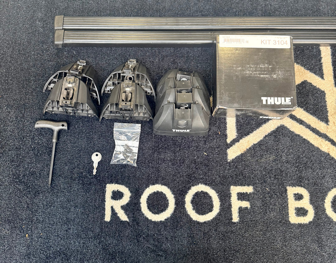Thule square bar set PEUGEOT 5008 5-dr MPV 2009-2017 - (Flush Rails)