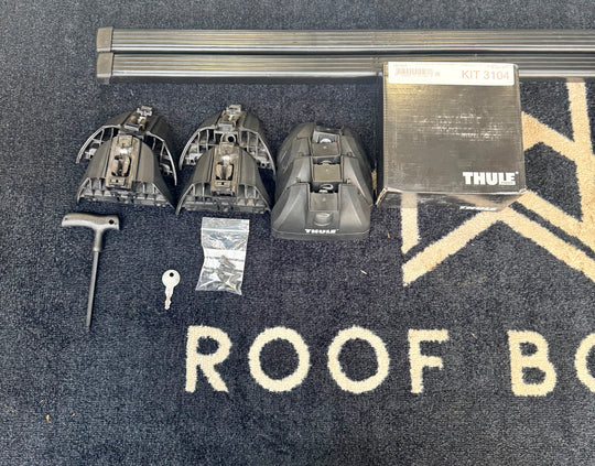 Thule square bar set PEUGEOT 5008 5-dr MPV 2009-2017 - (Flush Rails)