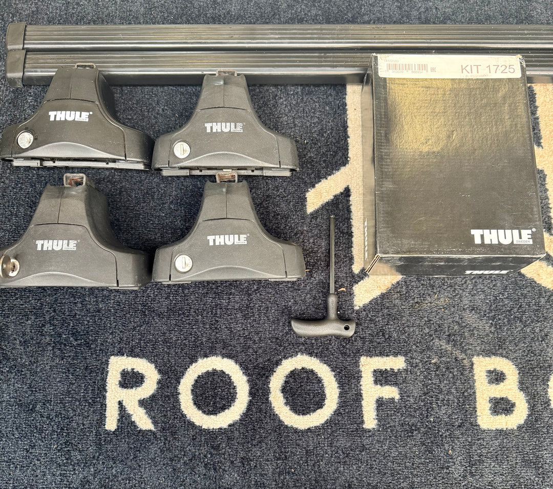 Thule square bar set for TOYOTA Auris  5-dr Hatchback 2013-2019 (Normal Roof, w/o Glass Roof) & TOYOTA Corolla  5-dr Hatchback 2013-2018 (Normal Roof)