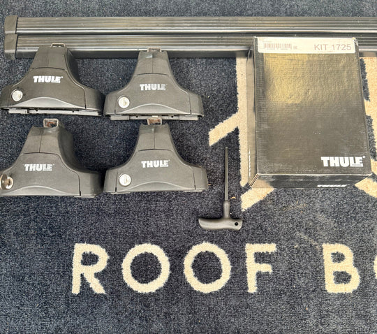 Thule square bar set for TOYOTA Auris  5-dr Hatchback 2013-2019 (Normal Roof, w/o Glass Roof) & TOYOTA Corolla  5-dr Hatchback 2013-2018 (Normal Roof)