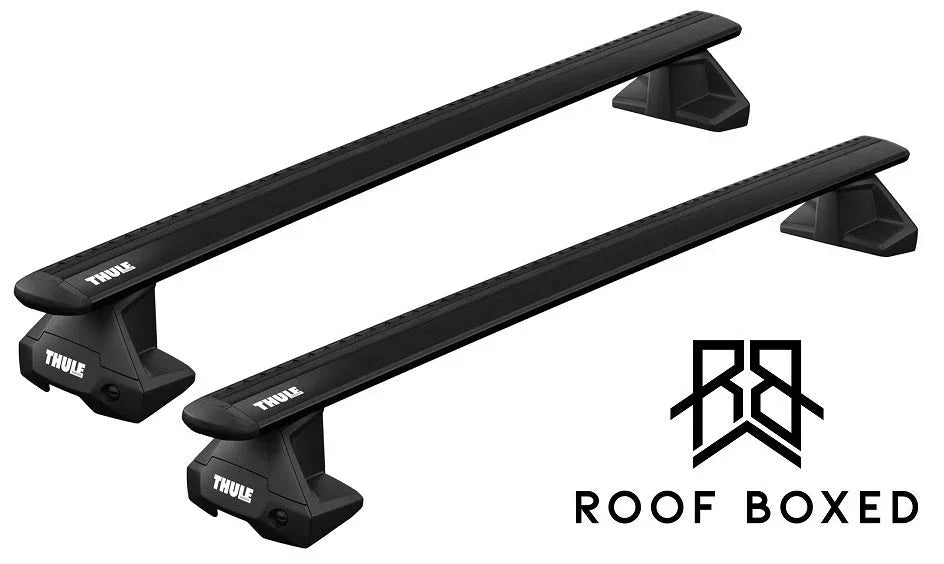 Thule Wingbar Evo Black set for Evoque 2011 to 2018 normal roof