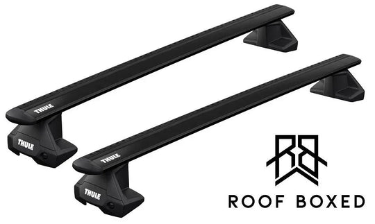 Thule Wingbar Evo Black set for Evoque 2011 to 2018 normal roof