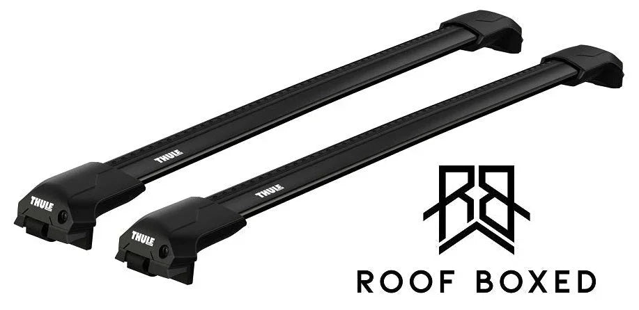 Thule Wingbar Evo Edge - Black bars for TOYOTA Avensis Estate 2003-2008 (Raised Rail)
