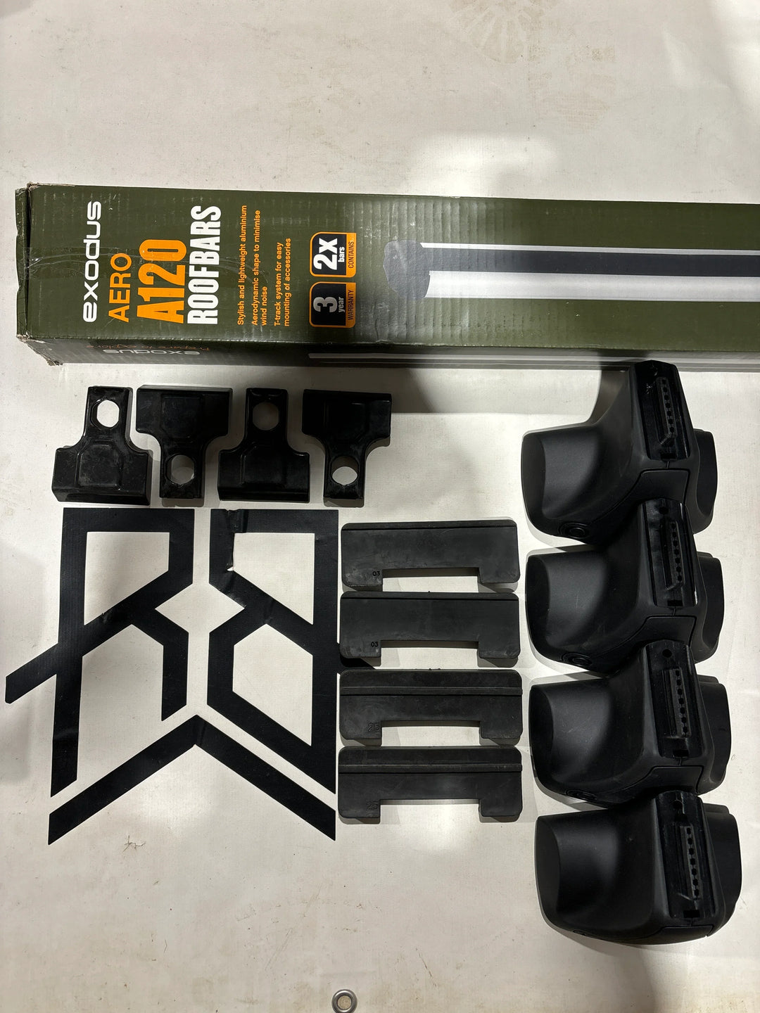 Roof Bar set for Audi A3 Hatch 96 - 03 (1038-FP4-A120)