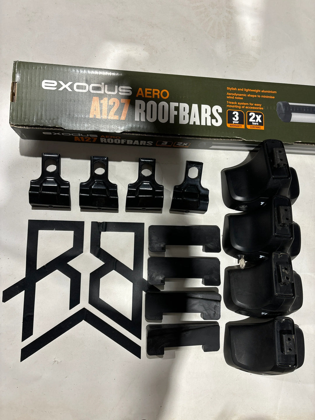 Roof Bar set for AUDI A4, 4-dr Saloon, 08–15  (1462-754-A127)