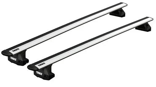 Thule Roof Bar Set for MITSUBISHI Triton 4-dr Pickup 2024 onwards - Fixed Points (Wingbar Evo Silver)