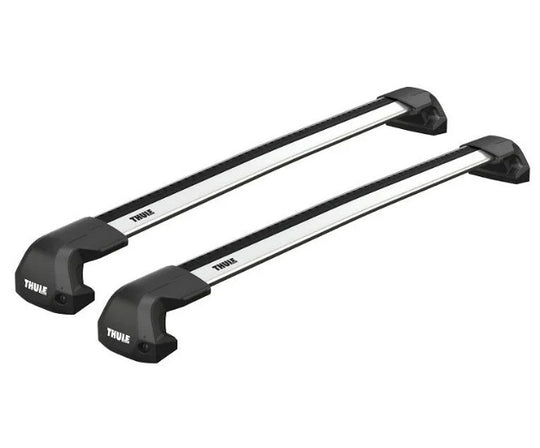 Thule WingBar Edge Silver Roof Bar Set for Hyundai i30 5-door 2017 onwards Fixed Points