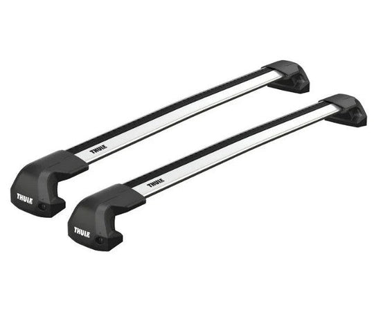 Thule WingBar Edge Silver Roof Bar Set for Hyundai i20 5-door 2015–2020 Fixed Points