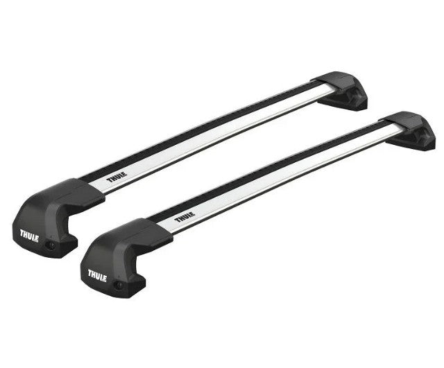 Thule Roof Bar Set for HYUNDAI i40 5-dr Estate 2011-2019 - Fixed Points (Wingbar Evo Edge - Silver)