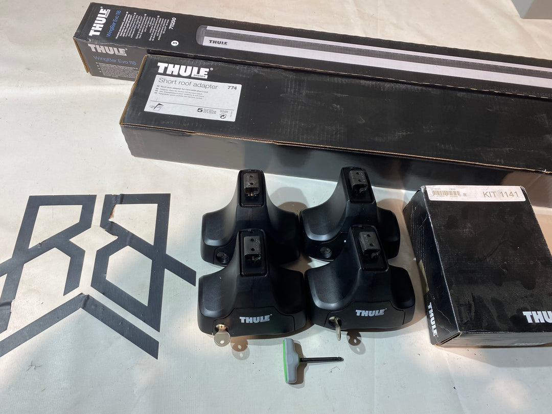 Thule Roof bar set for TOYOTA Yaris 99-05 3dr (1141 - 754 - 7112 - 774)